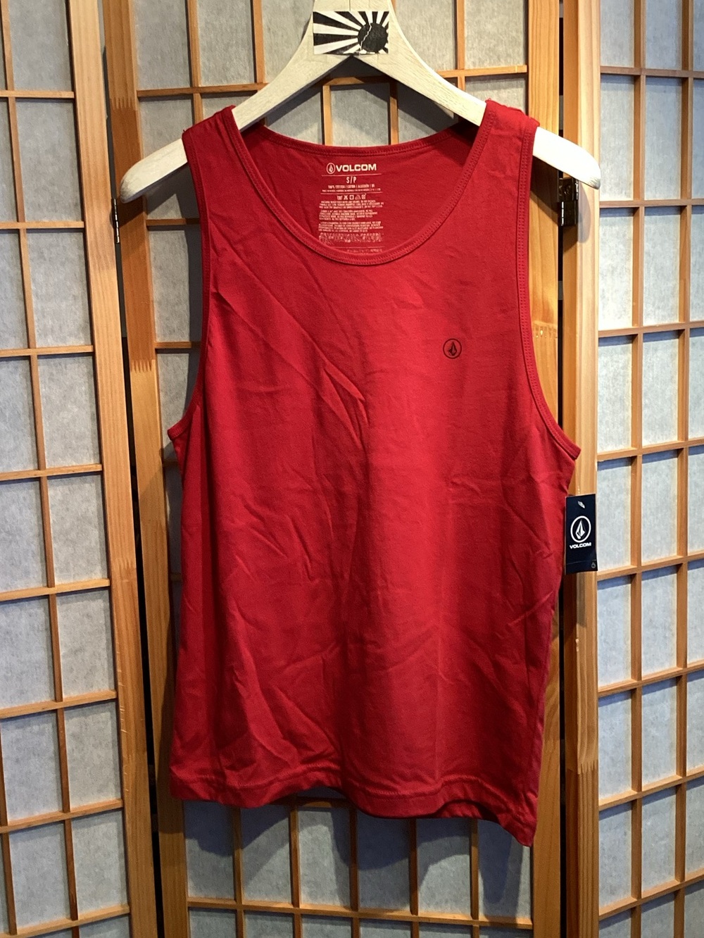 Volcom Circle Stone Tank Cardinal Red A4501900 Men's Size Small